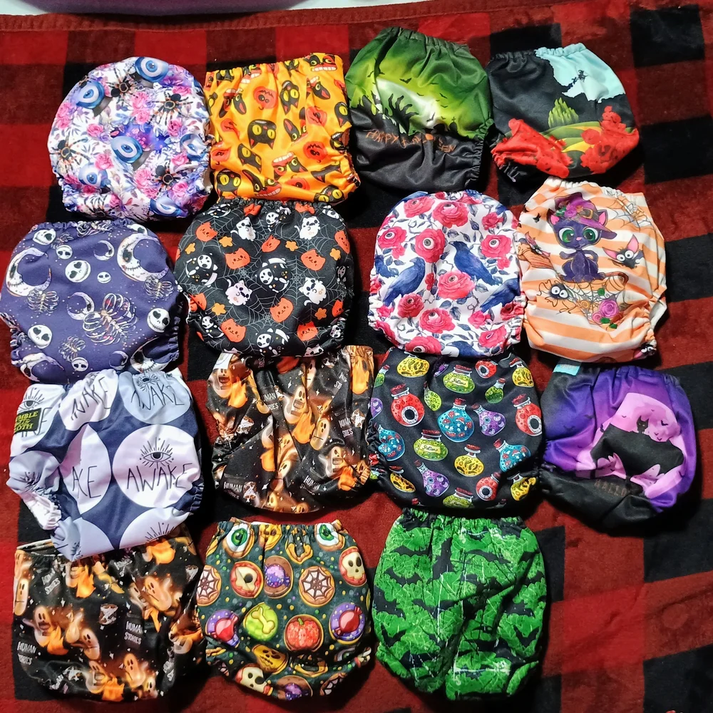 Halloween Mama Koala Cloth Diapers Spooky Witchy Witchcraft OS Pocket Cloth Diap